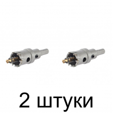 Коронка по металлу твердоспл. DENZEL 27мм -2шт