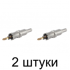 Коронка по металлу твердоспл. DENZEL 21мм -2шт