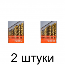 Набор сверл по металлу STHOR 22310 HSS-TiN 2-8мм 13шт. - 2 шт