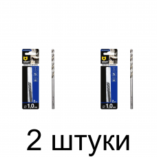 Сверло по металлу GRAFF 1мм 2шт/уп. - 2 шт