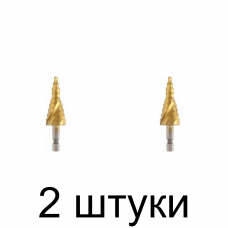 Сверло ступенчатое MATRIX 72356 6-гран. 4-20мм - 2 шт Сверло ступенчатое MATRIX 72356 6-гран. 4-20мм - 2 шт
