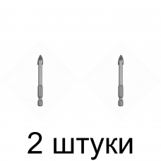 Сверло по плитке RENNBOHR Delta 3мм - 2 шт Сверло по плитке RENNBOHR Delta 3мм - 2 шт