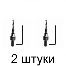 Сверло д/конфирмата DENZEL 4мм - 2 шт