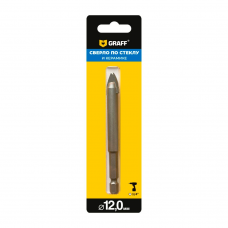 Сверло по стеклу и керамике GRAFF 12х93мм