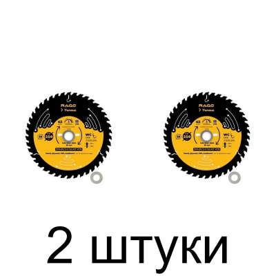 Диск пильный RAGE Furious 250мм 42зуб. -2шт