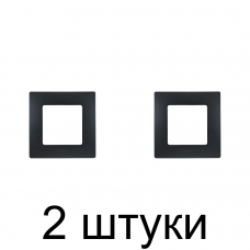 Рамка Legrand ETIKA 672581 1мест. антрацит -2шт
