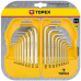 Набор ключей 6-гр.+Torx TOPEX 35D952 18шт/уп.
