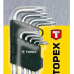 Набор ключей Torx TOPEX 35D960 9шт/уп.