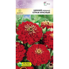 Семена циннии изящной Кураж красный 0.3г