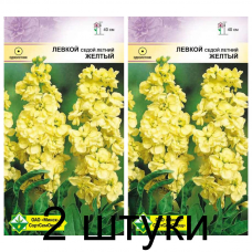 Семена. Левкой седой Желтый 0.15г -2шт Семена. Левкой седой Желтый 0.15г -2шт
