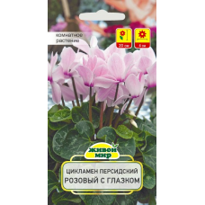 Семена Цикламен персидский Розовый с глазком (Cerny seed) 3 шт, РБ