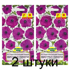 Семена Петуния крупноцветковая Мистрал Пикоти Бургунди F1 (Cerny seed) 10 шт, РБ -2шт
