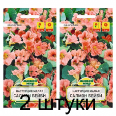 Семена Настурция малая Салмон Беби (W. Legutko) 1 г, РБ -2шт Семена Настурция малая Салмон Беби (W. Legutko) 1 г, РБ -2шт