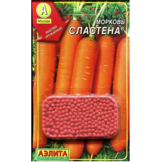 Морковь Сластена, гранулы (Семена Аэлита)