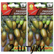 Томат Ранний биколор (Семена Аэлита) - 2 штуки Томат Ранний биколор (Семена Аэлита) - 2 штуки
