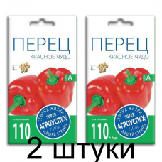 Семена Агроуспех Перец сладкий Красное чудо АУ 0,3г - 2 штуки Семена Агроуспех Перец сладкий Красное чудо АУ 0,3г - 2 штуки