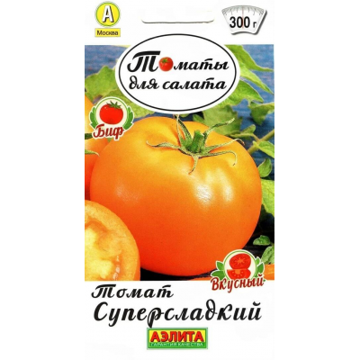Томат салатный Суперсладкий 0,2г (Семена Аэлита)