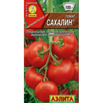 Томат раннеспелый Сахалин 0,2г (Семена Аэлита)